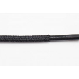 opletený kabel 4mm (černý kabel - černý oplet)