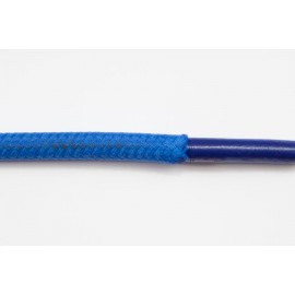 opletený kabel 4mm (modrý kabel - modrý oplet)