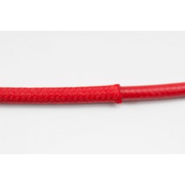 opletený kabel 4mm (červený kabel - červený oplet)