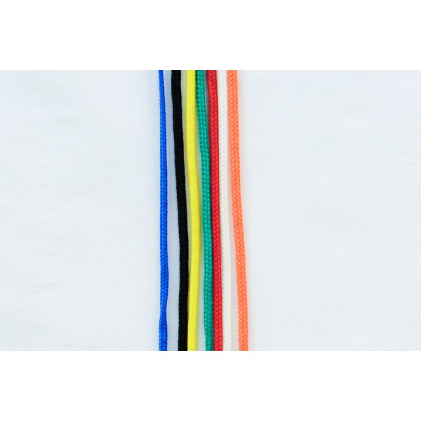 PP pletená šňůra o průměru 3mm, barva : bílá