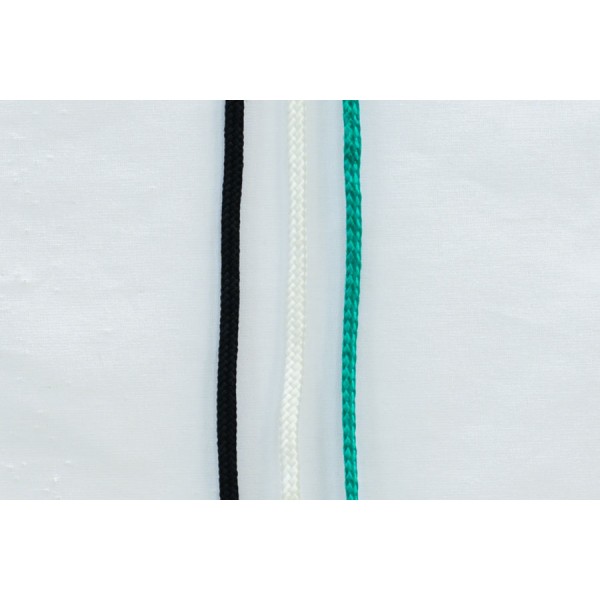 PP pletená šňůra o průměru 4mm, barva: zelená