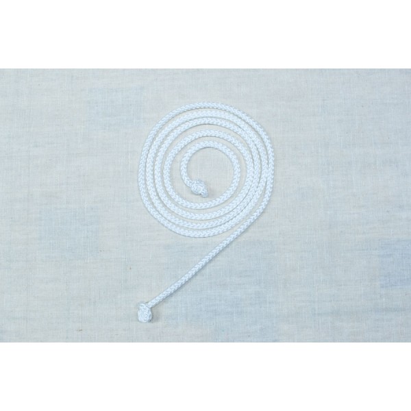 PP pletené lano o průměru 10mm, barva: bílá
