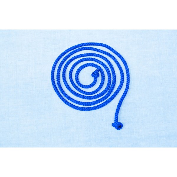 PP pletené lano o průměru 10mm, barva: modrá