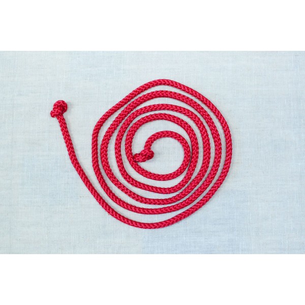 PP pletené lano o průměru 10mm, barva: červené
