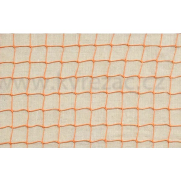 síť 1 x 4m dekorační neobšitá oranžová