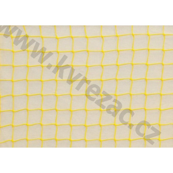 síť 1 x 3,70m dekorační neobšitá žlutá