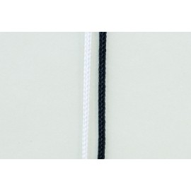 pletená šňůra PA 3,5mm, bílá