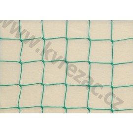 síť 1 x 4m zelená neobšitá PP 4mm, oko 10cm