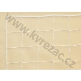 ochranná síť 5x11.70m bílá, obšitá, PP 3mm, oko 12cm