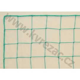 síť 2,60 x 3,10m zelená PP 3mm, oko 15cm